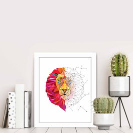 Wallity Cuadro Decorativo Enmarcado BCT-021 Multicolor